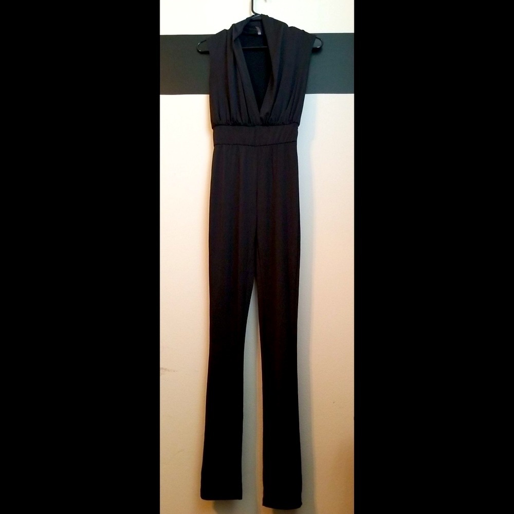 PLUNGE FRONT CATSUIT STUDIO 54
